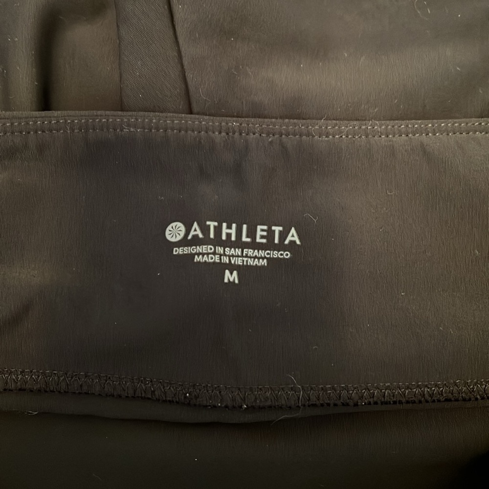 Athleta Black Stellar Crop Pants Medium - Picture 7 of 11
